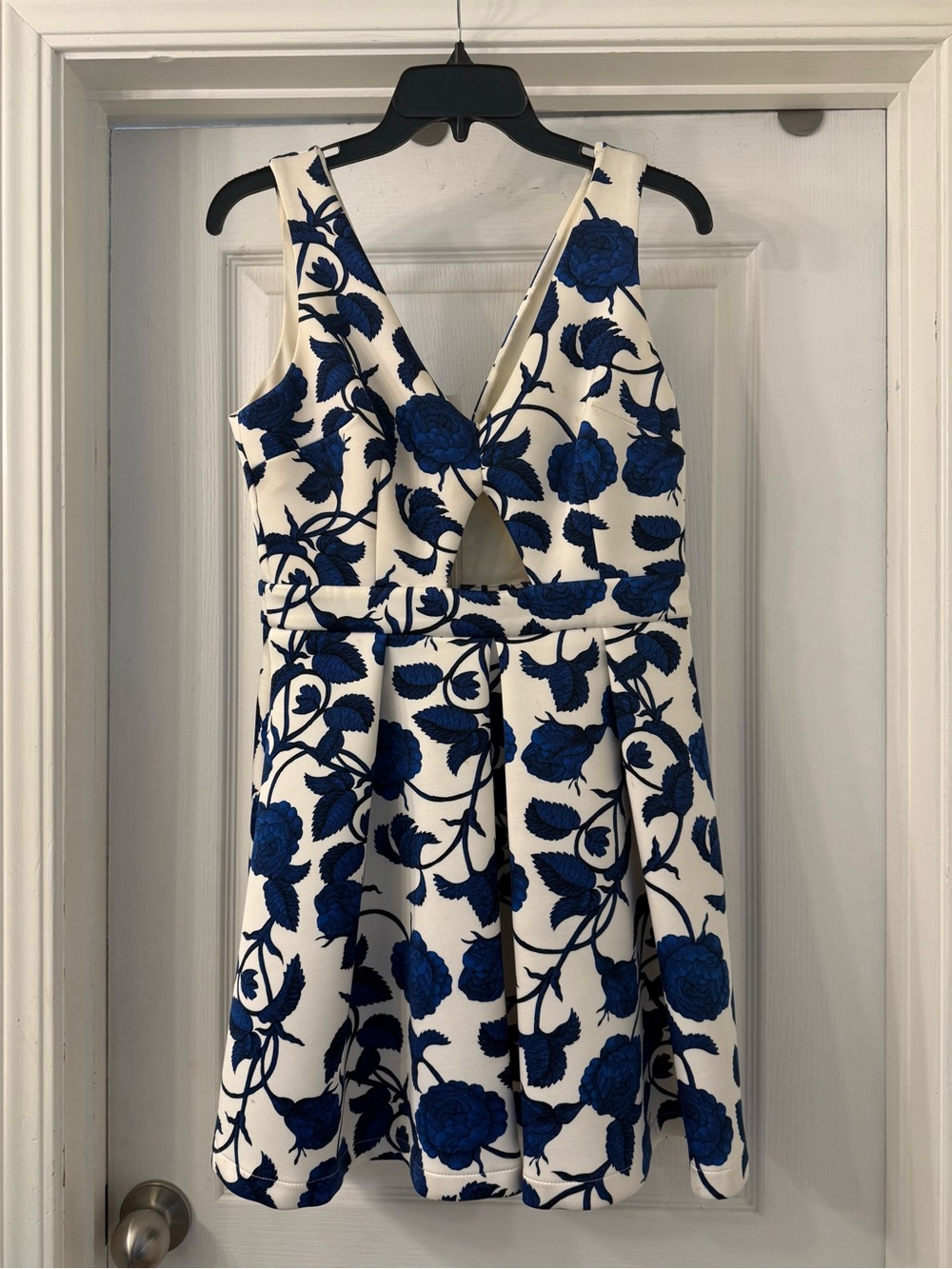 TopShop A-Lin Mini Dress - scuba, floral